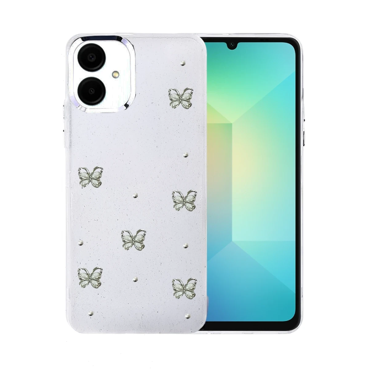 Samsung Galaxy A06 Fiyonk Desenli Kapak - Desen 9