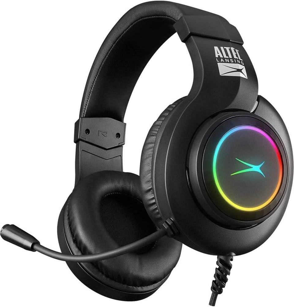 ALGH9602 Siyah PS4/XBOX/Mobil Uyumlu USB+3.5mm Rainbow Gaming Mikrofonlu Kulaklık