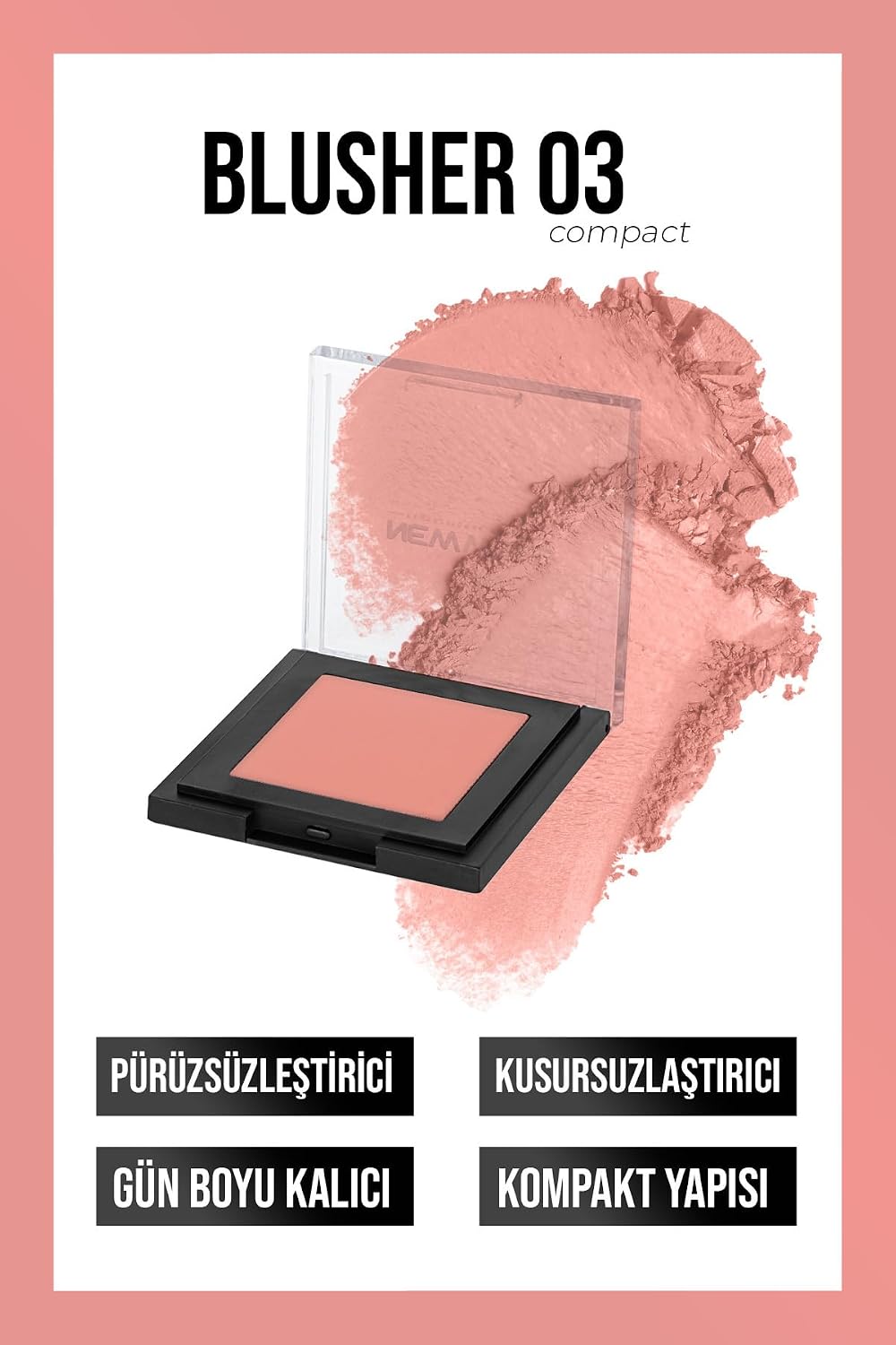Powder Blusher 03 Toz Allık, 8680923351063