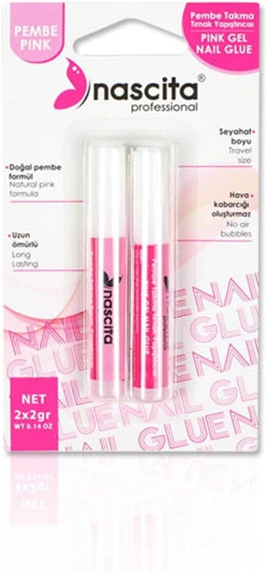 Pembe Takma Tırnak Yapisticisi