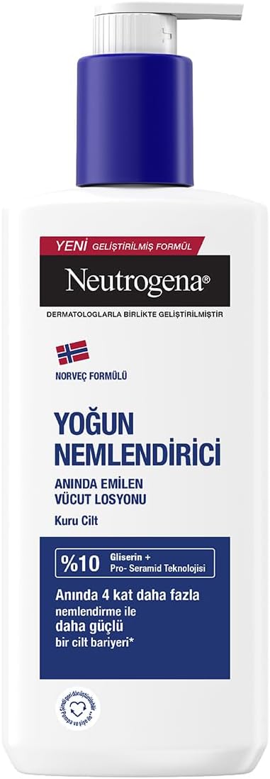 Norveç Formülü Yoğun Nemlendirici Anında Emilen Vücut Losyonu 250 Ml