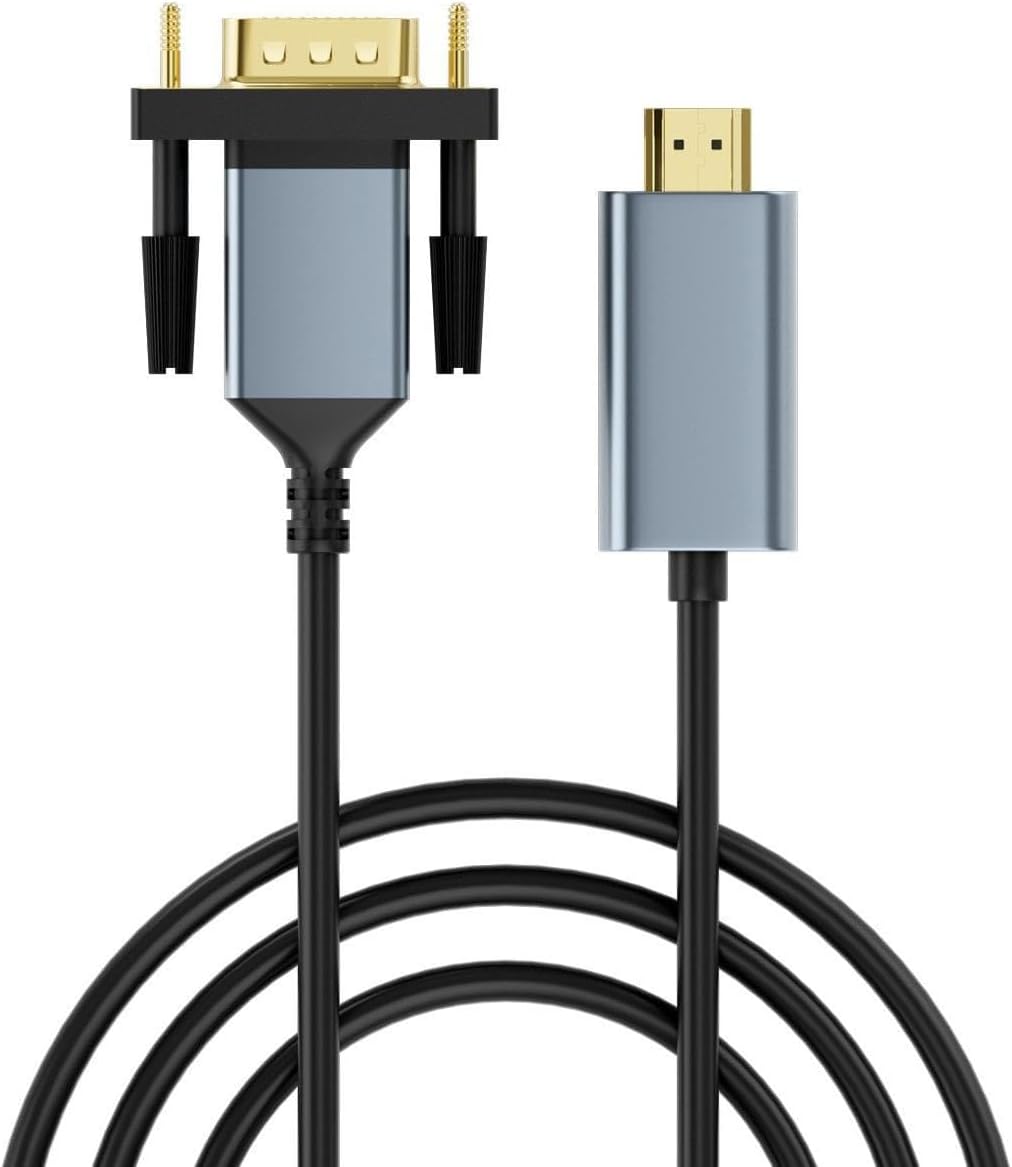 Cr37 HDMI'dan VGA'ya 1080p 60Hz Kablo Ses ve Görüntü Aktarıcı PS 3,4,5 2 Metre
