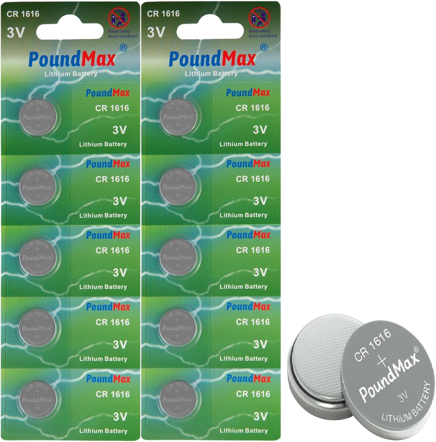 10 Adet 1616 CR1616 DL1616 3V Lityum Madeni Para Pil