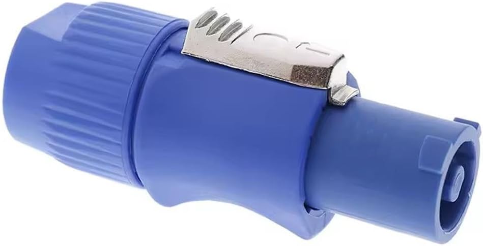 PARCBENY 7937 ERKEK POWERCON GİRİŞ KONNEKTÖRÜ - MAVİ RENKLİ KİLİTLİ GÜÇ SOKETİ (Soket Powercon)