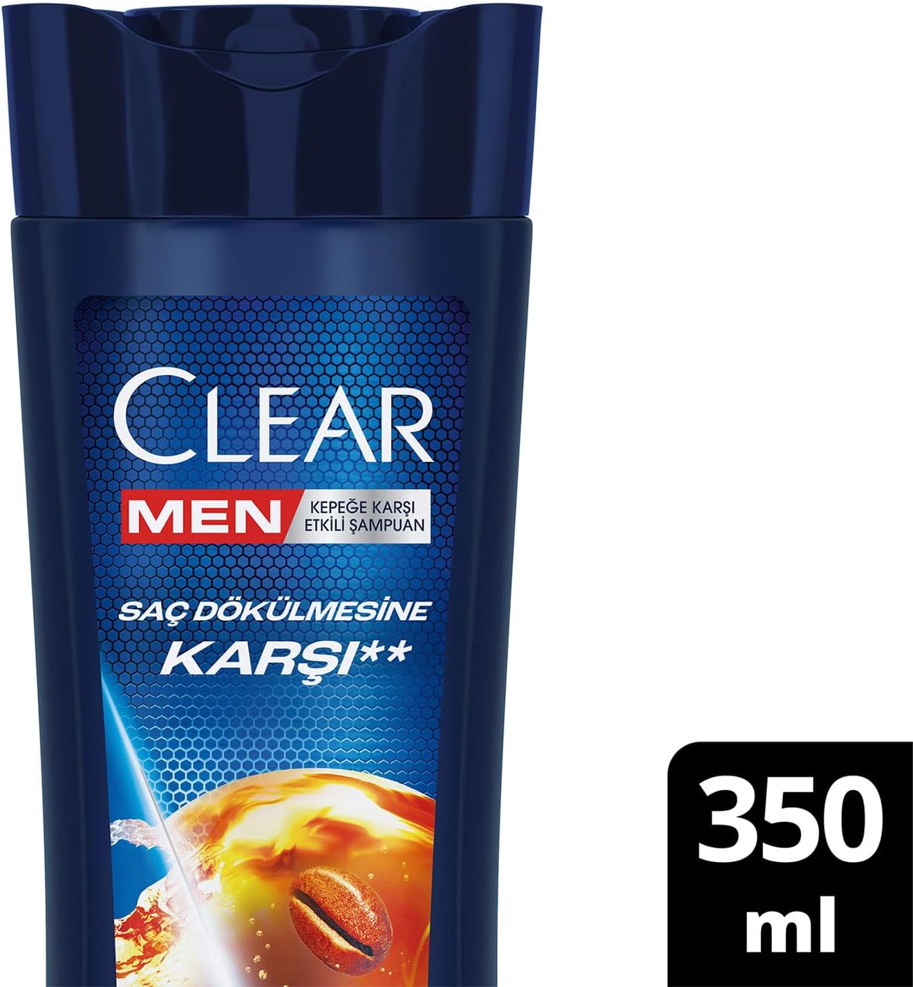 Men Kepeğe Karşı Etkili Şampuan Saç Dökülmesine Karşı Kahve Çekirdeği Özü 350 ml