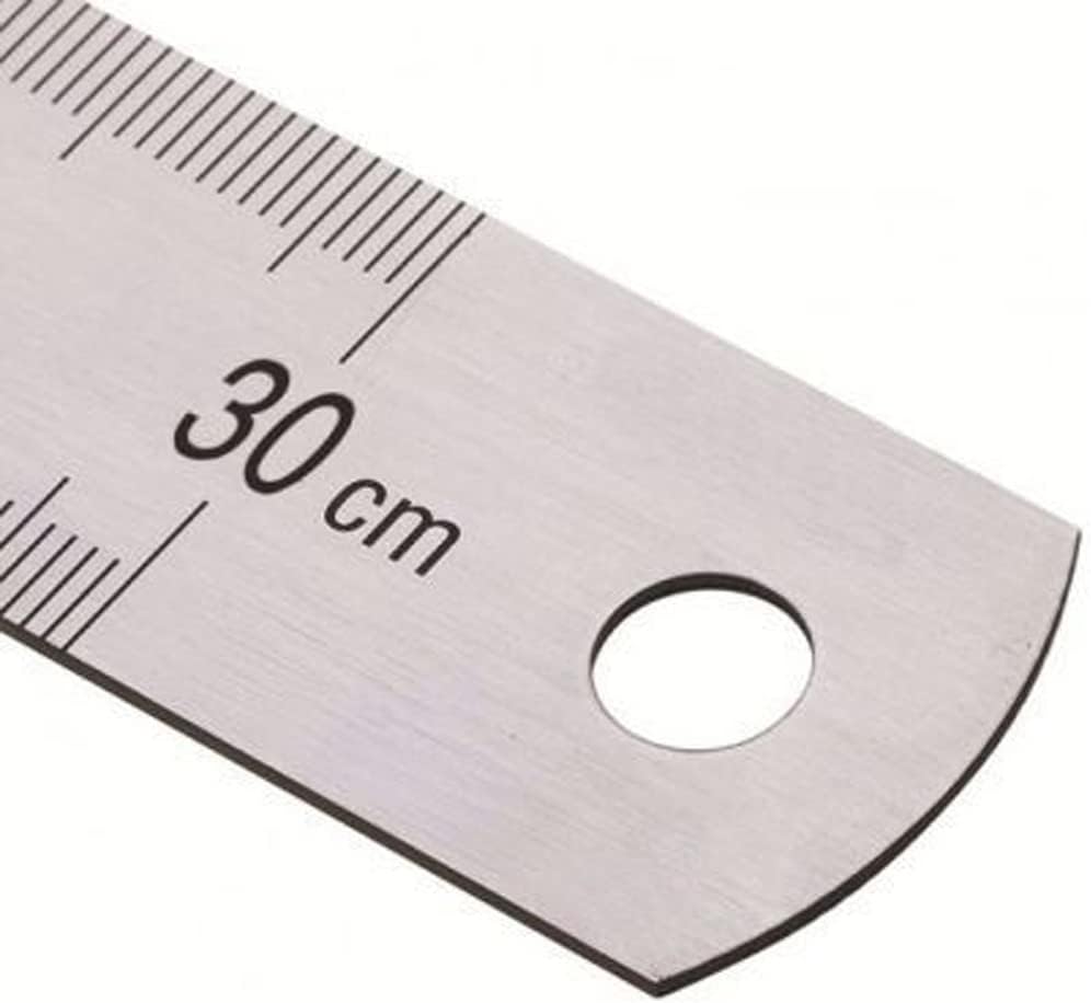 Çelik Cetvel 30 Cm (inc Ölçülü)