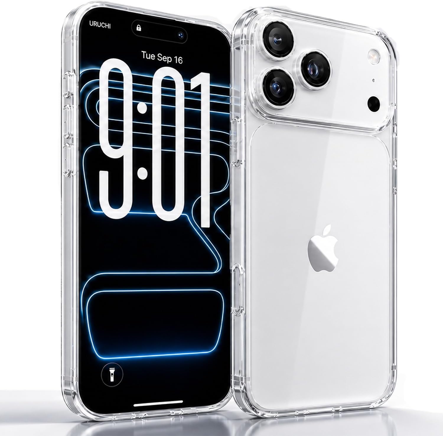 Crystal Clear Şeffaf Kılıf, iPhone 18 Pro Max / 17 Pro Max ile Uyumlu, Darbelere Dayanıklı Sert PC Arka Yüzey, Kaymaz Tutuş, Kamera Korumalı, İnce ve Hafif Tasarım, Sararma Karşıtı (Şeffaf)