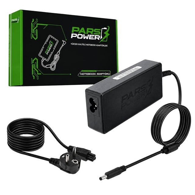 Parspower PRS-008 Plastik Kasa 19V 3.42A 65W (3.0-1.1mm) Standart Notebook Adaptör