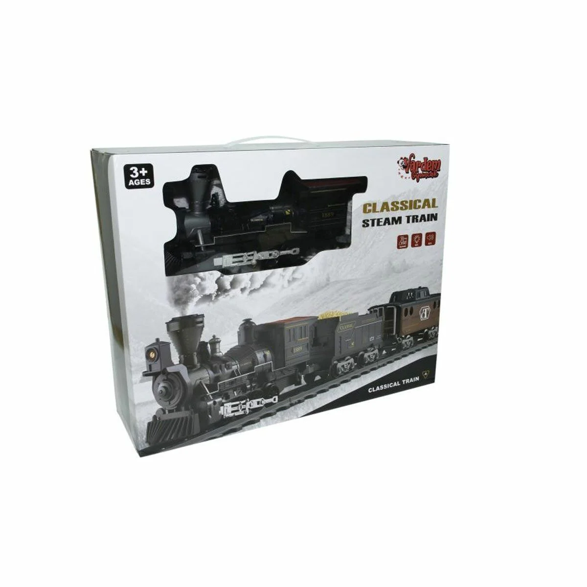 FF-1613A Işıklı Ve Sesli Classic Buharlı Tren
