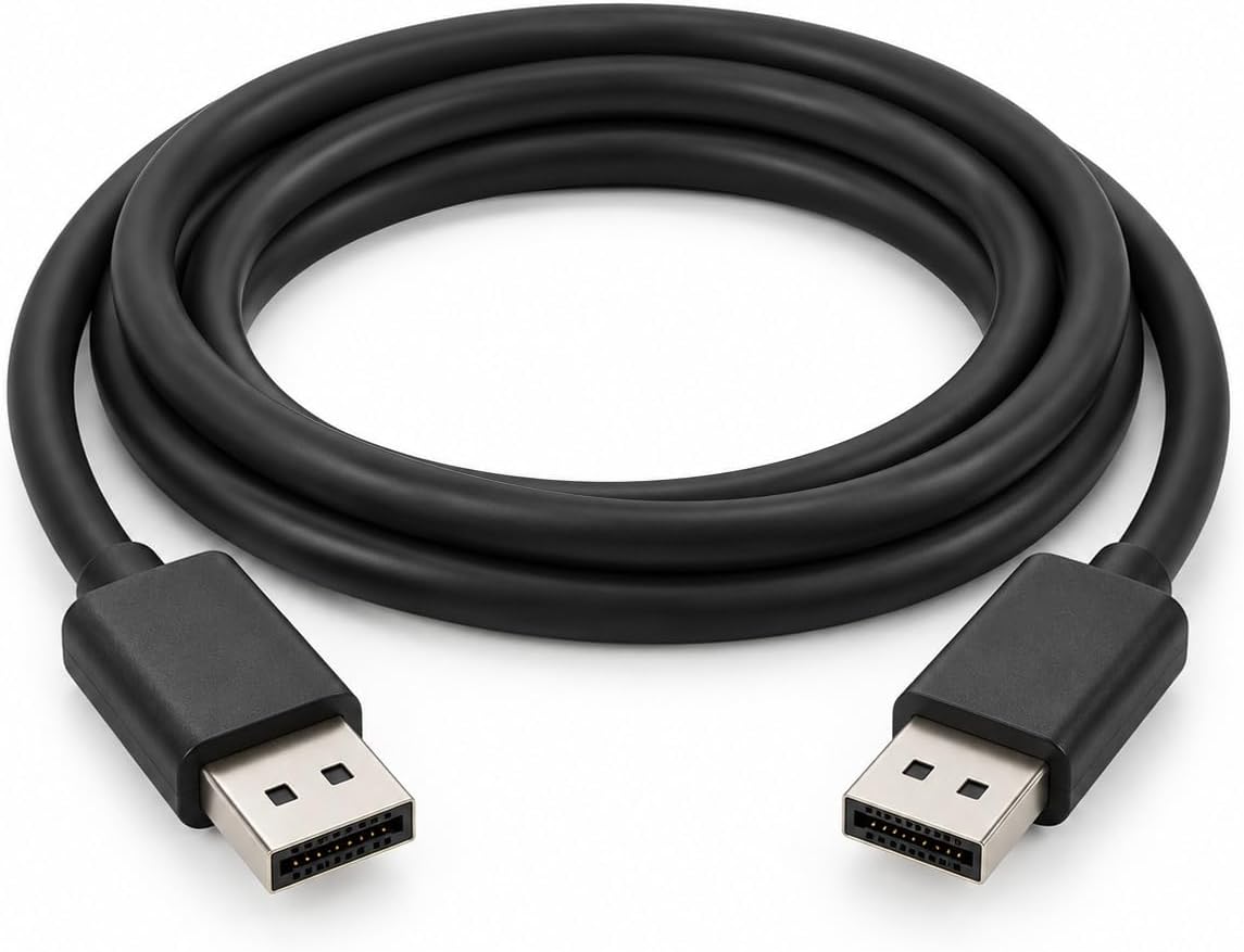 PrimeX PX-DP8K 1.8 Metre DisplayPort 1.4 Kablo, 2K 4K 8K UHD DP Kablo, 4K 240Hz, 1080p 480Hz, 144Hz 165Hz 360Hz Destekli, FreeSync G-Sync Uyumlu, Mandalsız Display Port Kablo, Ses ve Görüntü Aktarımı