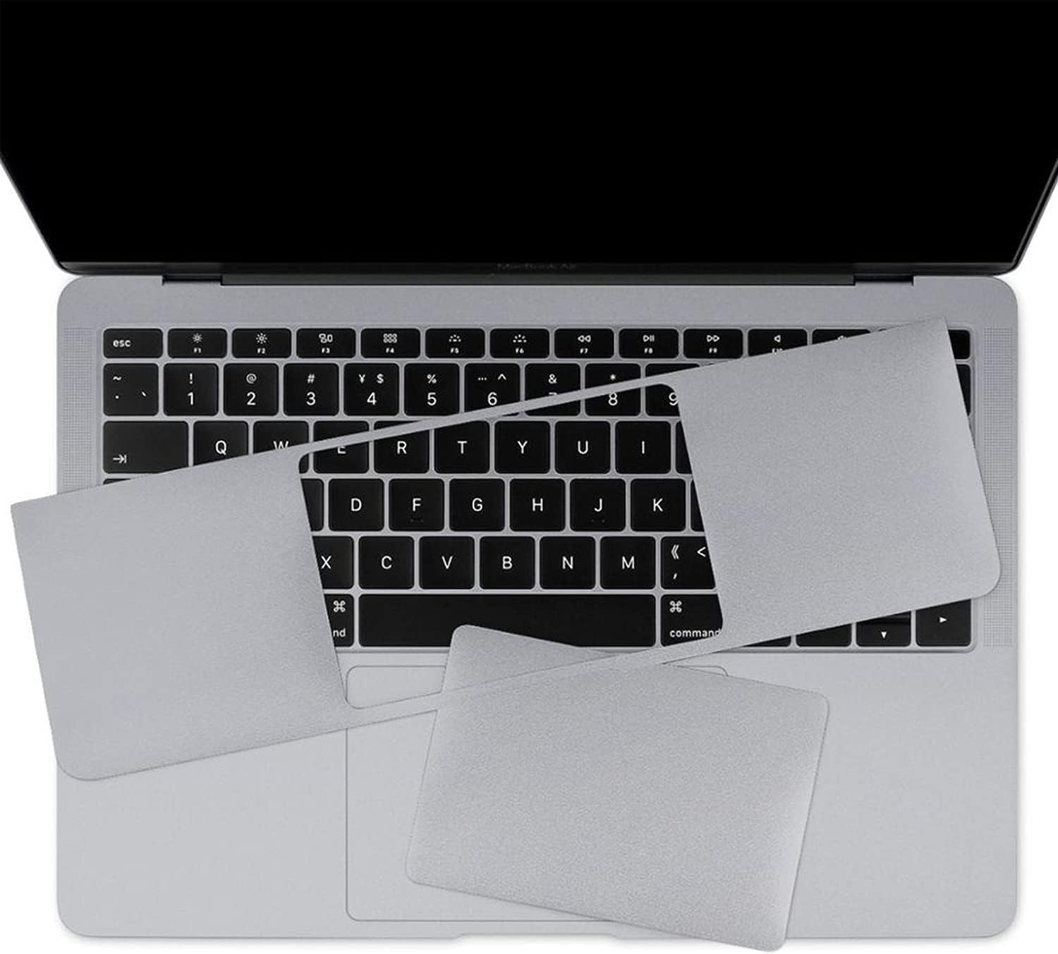 MacBook Pro 13 İnç Trackpad Koruyucu ve Palm Koruyucu A1706 A1708 A1989 A2159 Uyumlu 2016-2019 Avuç İçi Koruma Seti Gri
