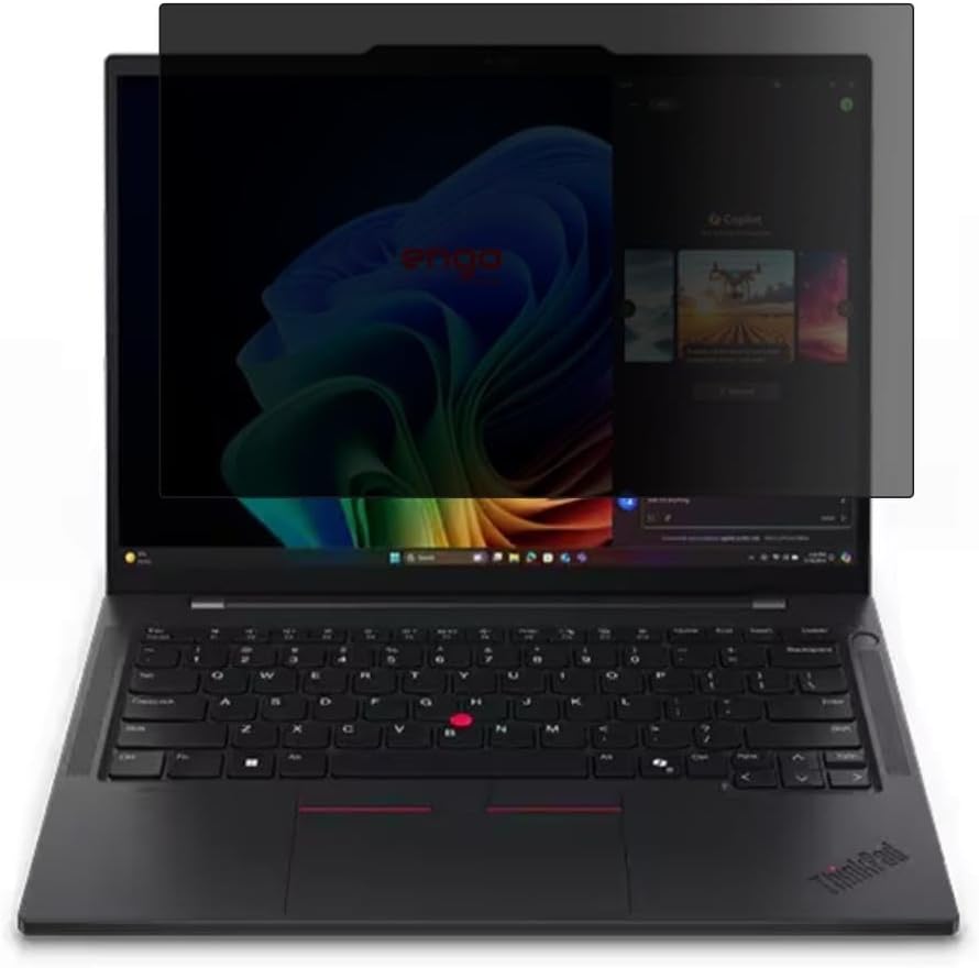 Lenovo Thinkpad T14s Gen 6 14 İnç İle Uyumlu Hayalet Ekran Koruyucu Notebook, Yandan Görünmeyen Anti-Spy Gizlilik (Privacy) Laptop Koruması, 9H Temperli Nano Kırılmaz Esnek Cam, Parlama Önleyici