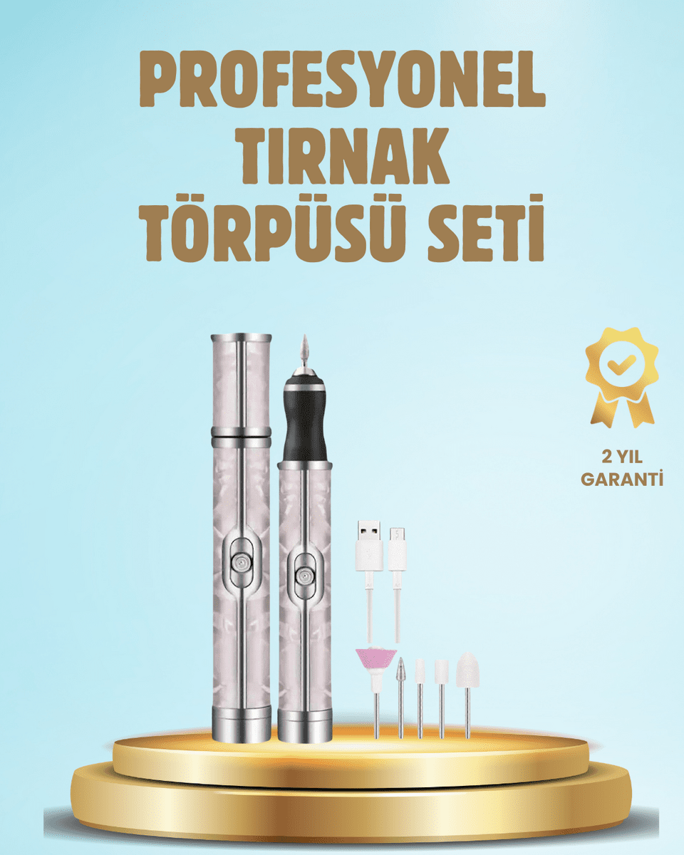 Elektrikli Tırnak Törpüsü Ayarlanabilir Hızlı Manikür Pedikür Cihazı