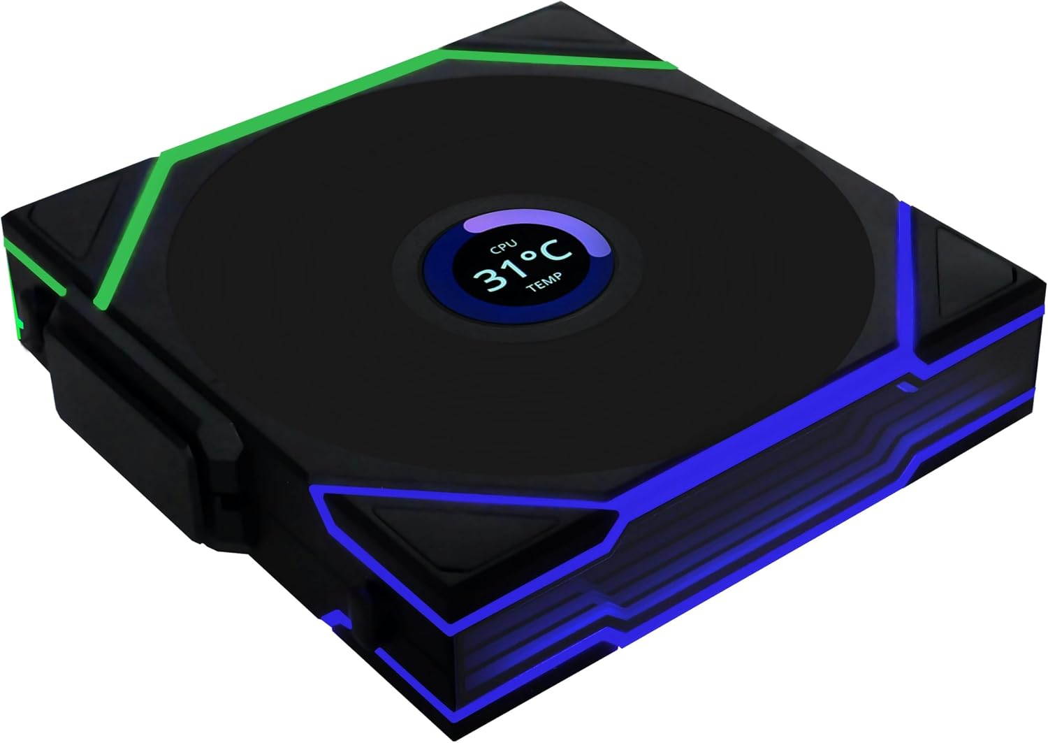 UNI FAN REVERSE TL WIRELESS LCD 1x120mm Siyah Kasa Fanı (G99.12RTLLCD1W1B.00)