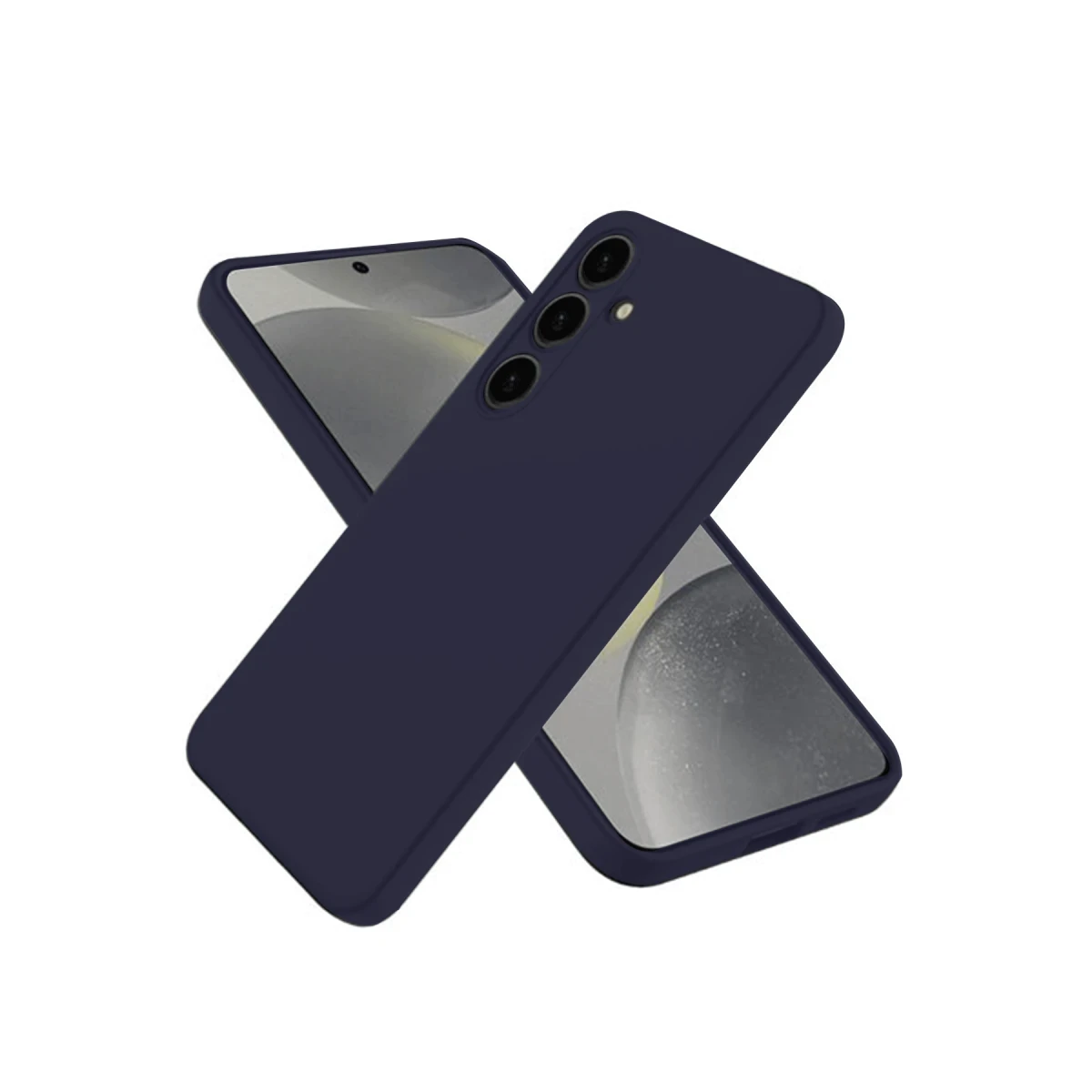 Samsung Galaxy A26 Kılıf Nano içi Kadife Silikon - Lacivert