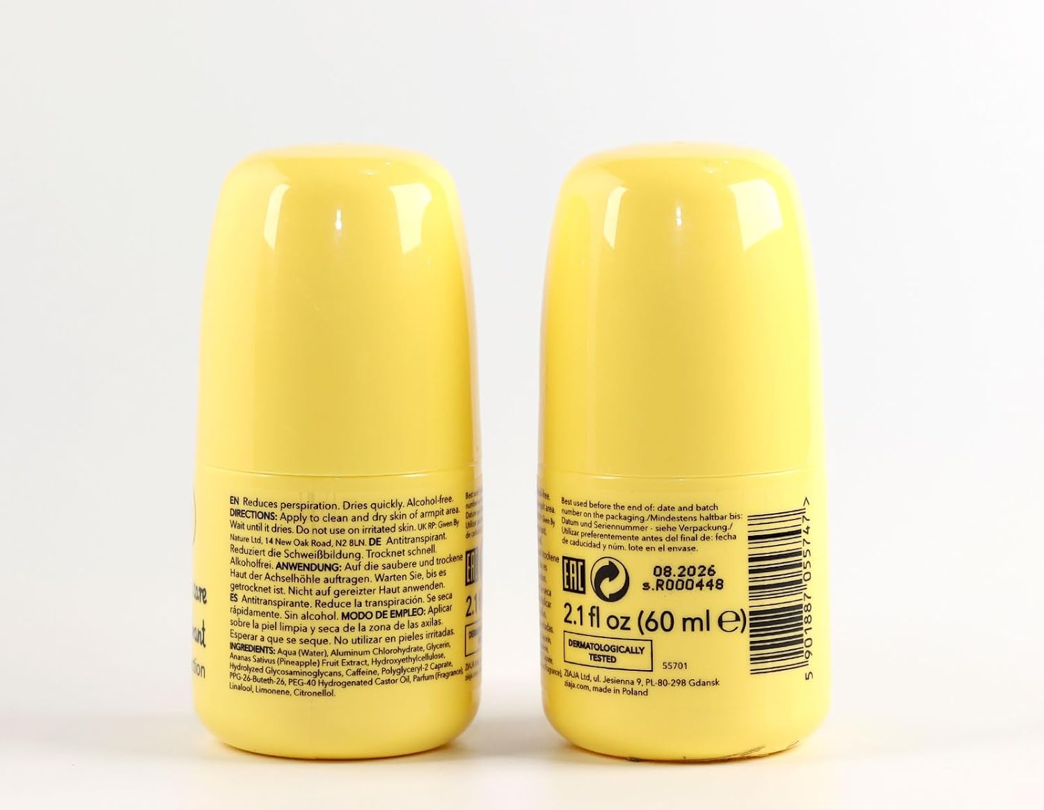 Ananas Özlü Koltuk Altı Roll On 60 Ml.