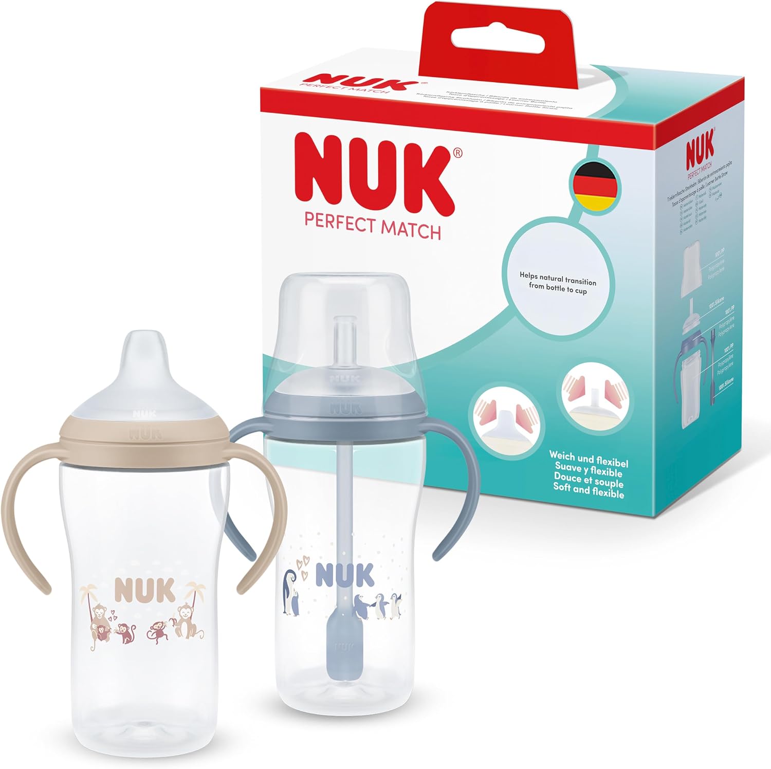 PM 2'li Eğitici Alıştırma Bardağı Seti, 260 ml