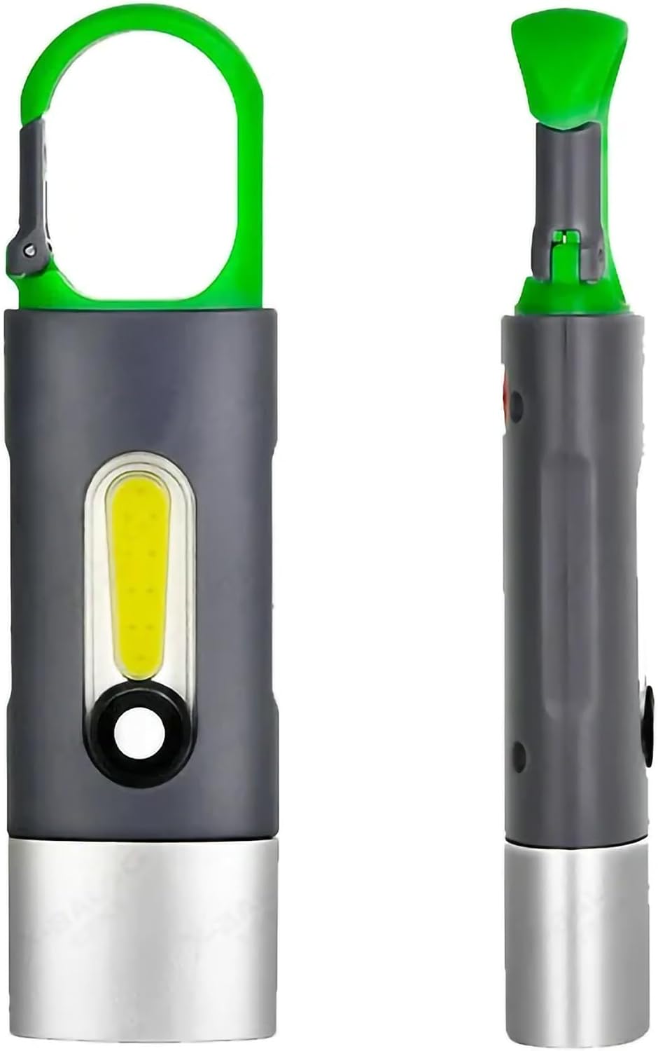4 Modlu Şarjlı El Feneri COB LED USB Kamp Outdoor Avcılık Lambası Kancalı 400 Lümen 3W