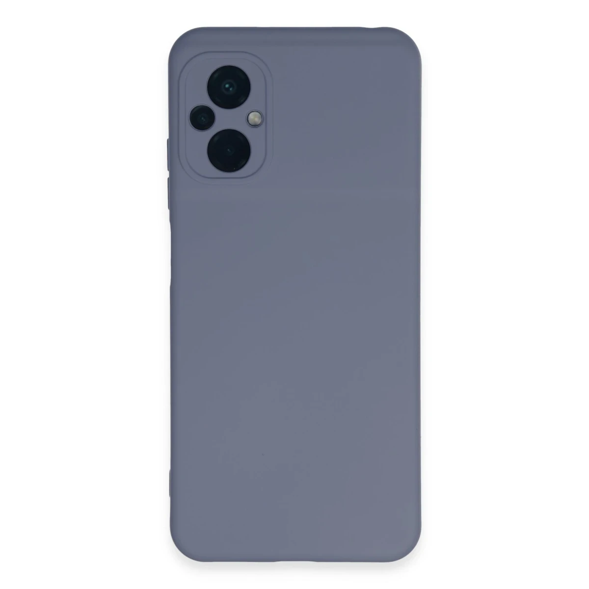 Xiaomi Poco M5 Kılıf Nano içi Kadife Silikon - Gri
