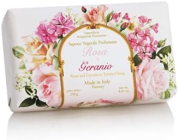 Saponificio Artigianale Fiorentino Sabun 250 Gr - Rose And Geranium