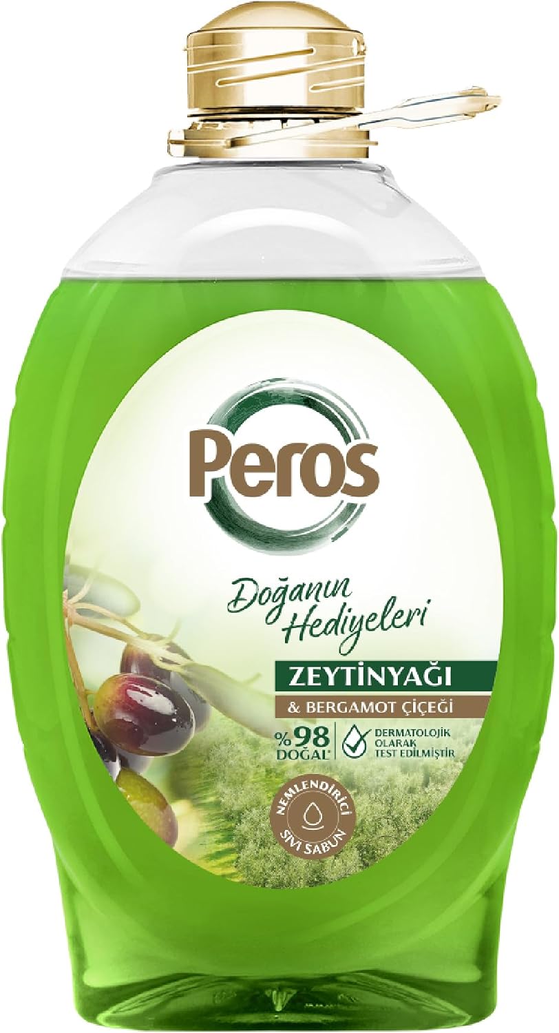 Doğanın Hediyeleri Zeytinyağlı & Bergamot Çiçeği Sıvı Sabun 3000 G, Olive Oil & Bergamot Flower