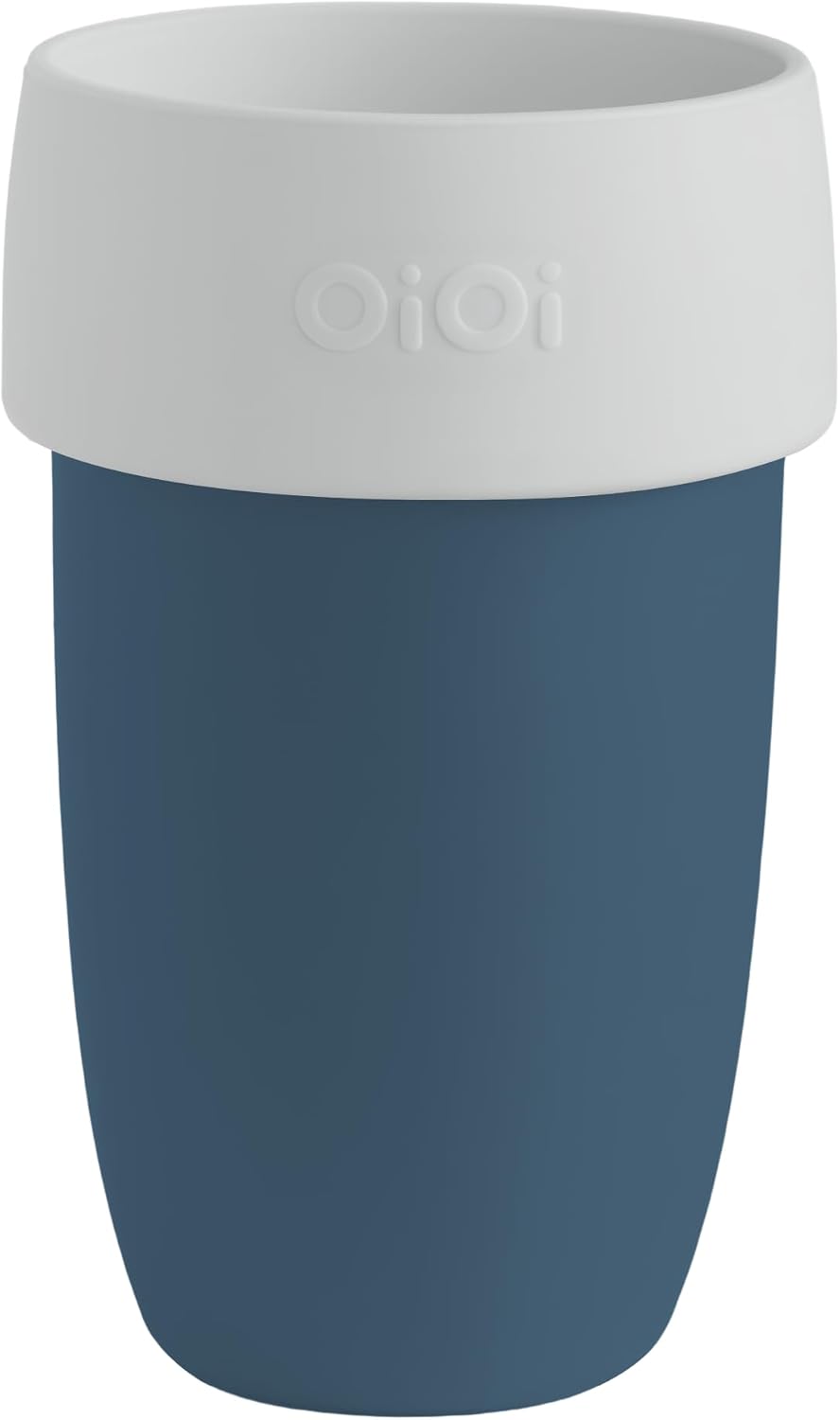 Leak Lock Sızdırmaz Silikon Bardak- Deep Blue/Powder Grey