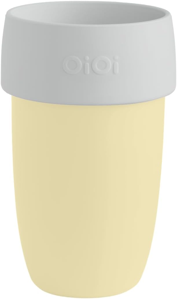 Leak Lock Sızdırmaz Silikon Bardak- Mellow Yellow/Powder Grey