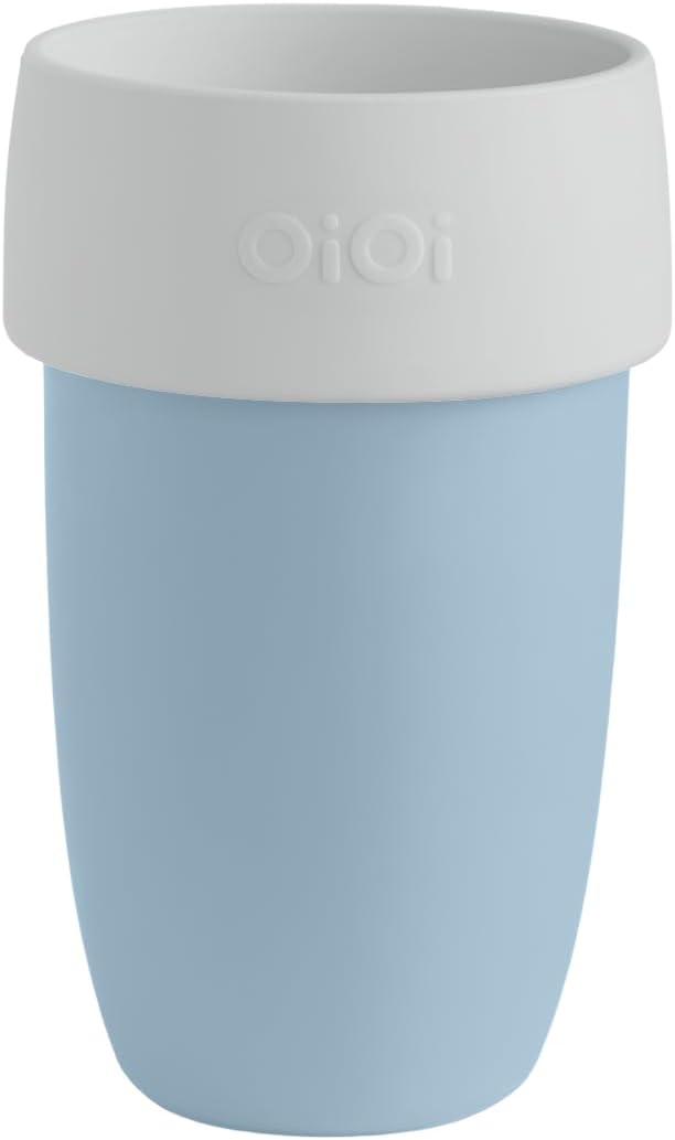 Leak Lock Sızdırmaz Silikon Bardak- Mineral Blue/Powder Grey