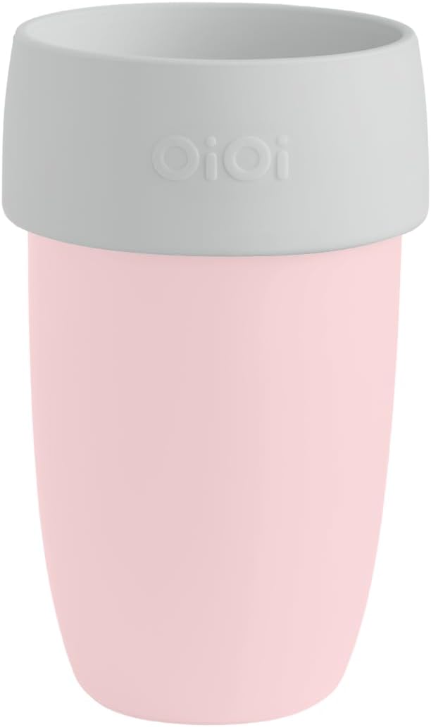 Leak Lock Sızdırmaz Silikon Bardak - Pinky Pink/Powder Grey