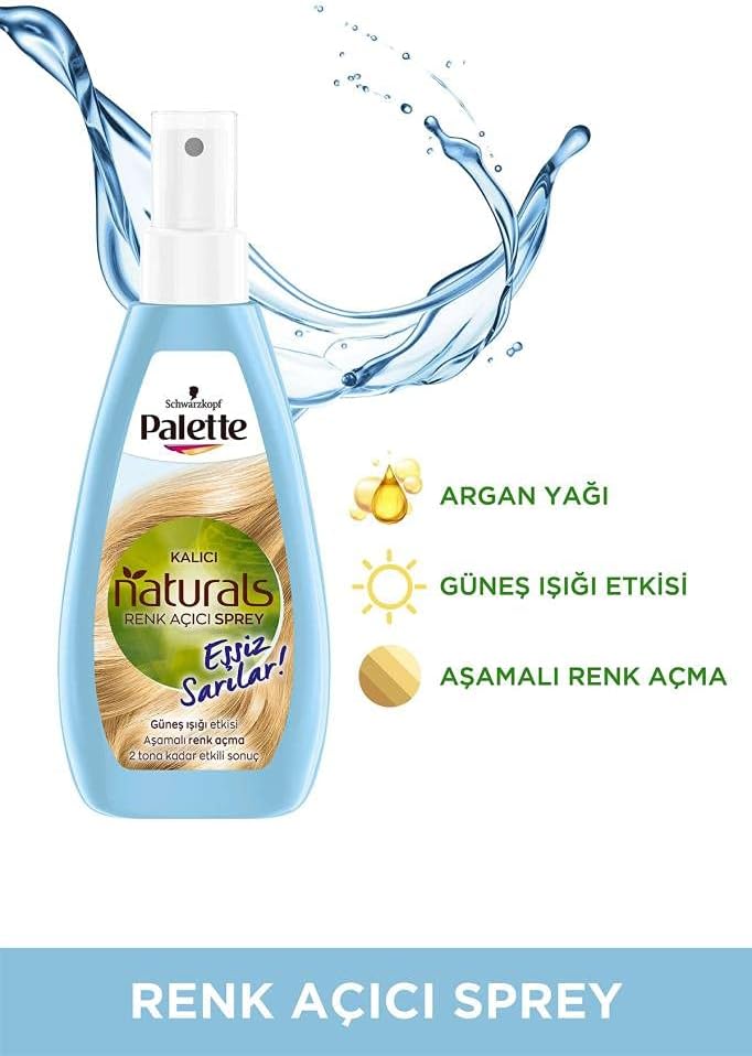 Schwarzkopf Kalıcı Doğal Renkler Renk Açıcı Sprey Saç Boyası