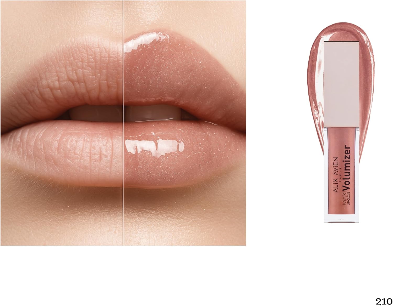 Maxivolumizer Lipgloss 210 - Sunny Glaze - Kalıcı Ve Nemlendirici Ruj - Dolgunlaştırıcı Etki