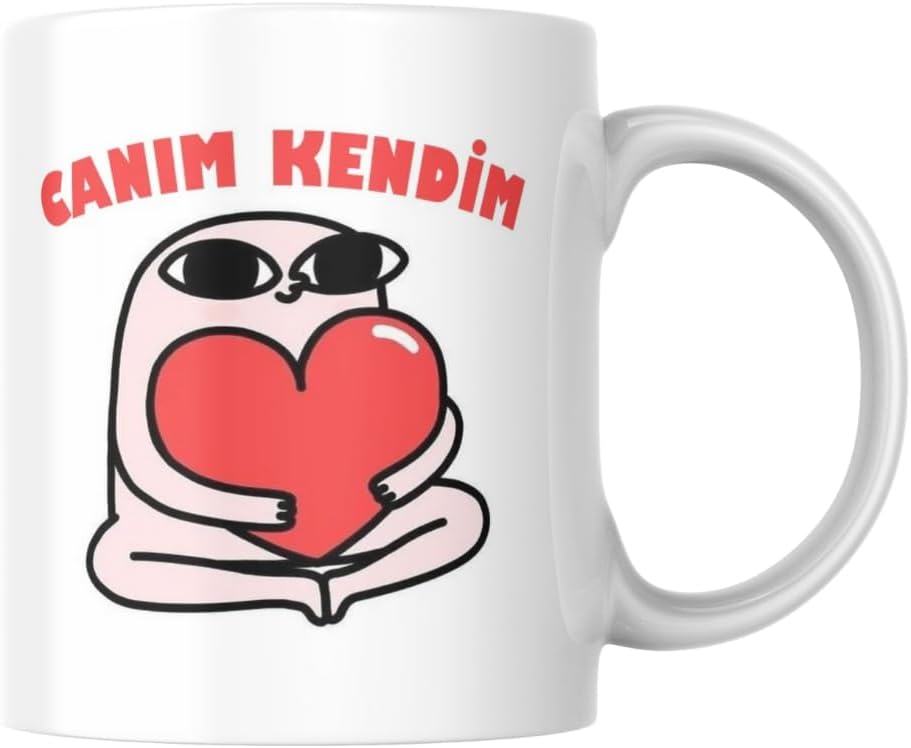 Canım Kendim Kupa Bardak Komik Yazılı Hediyelik Çay Kahve Kupası Coffee Mug