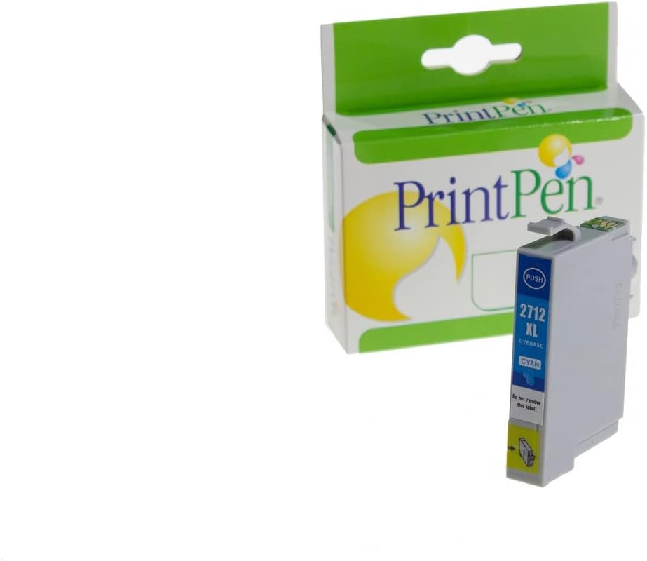 EPSON T27XL (C13T27124012) Cyan Yüksek Kapasite (14ml.) Muadil Mürekkep Kartuşu