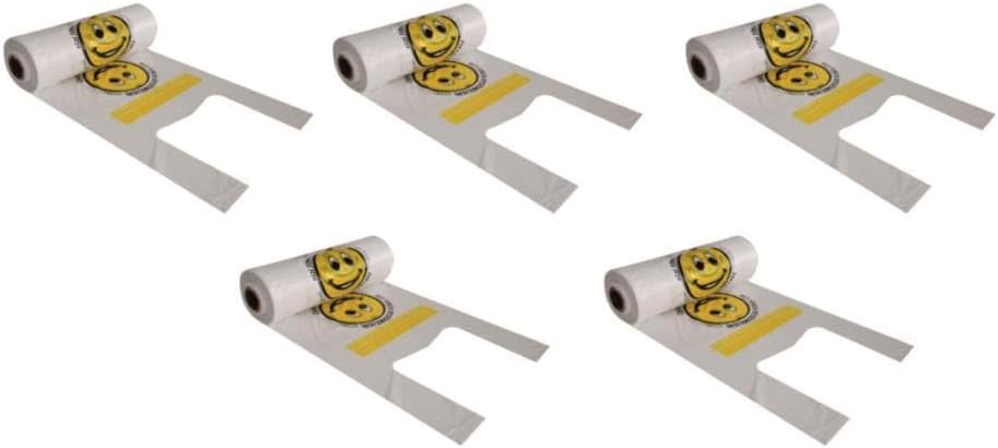 5 Adet Baskılı Rulo Atlet Market Manav Poşet Küçük Boy