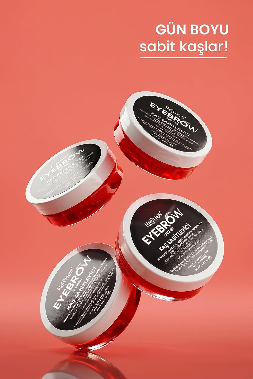 Kaş Sabitleyici Wax Jel 50ml - Uzun Süre Kalıcı, Şekillendirici, Şeffaf Formül