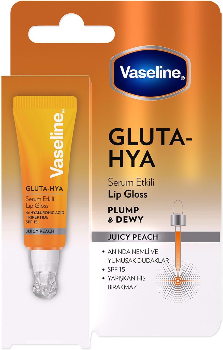 Gluta Hya Serum Etkili Lip Gloss Juicy Peach