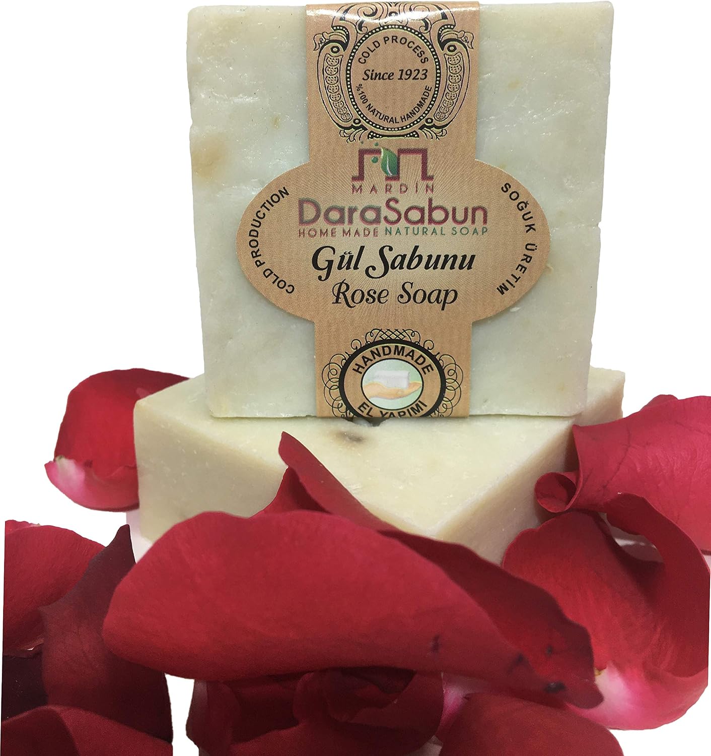 Dara Doğal Gül Sabunu 140 Gr X2 Adet