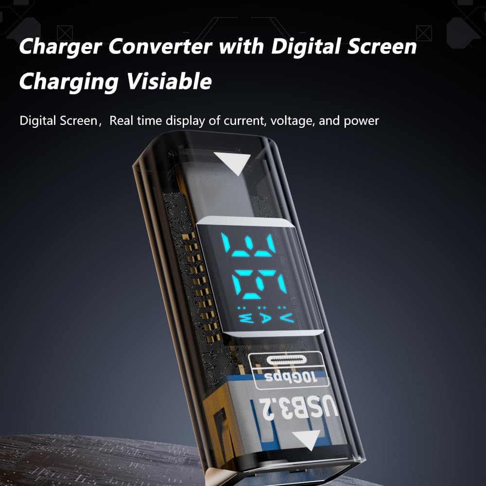 USB 3.2 to Type C Şarj Kablosu Dönüştürücü 10Gbps 36W OTGACD (2)