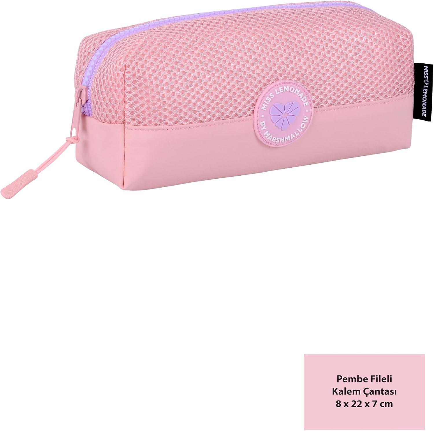 PENCIL CASE MESHY PINK KALEM KUTUSU
