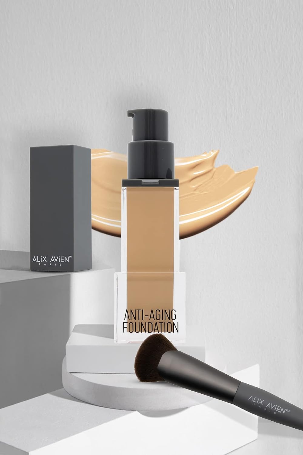 Yaşlanma Karşıtı Vitamin İçeren Nemlendirici SPF15+ Fondöten - Anti Aging Foundation 502 Pale Sand