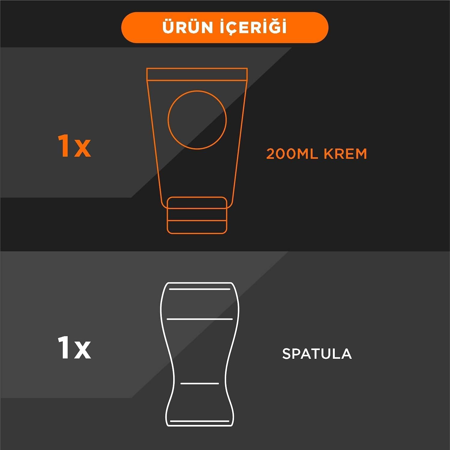 Tüy Dökücü Krem Erkeklere Özel, Hassas Cilt (2 x 200 ML)