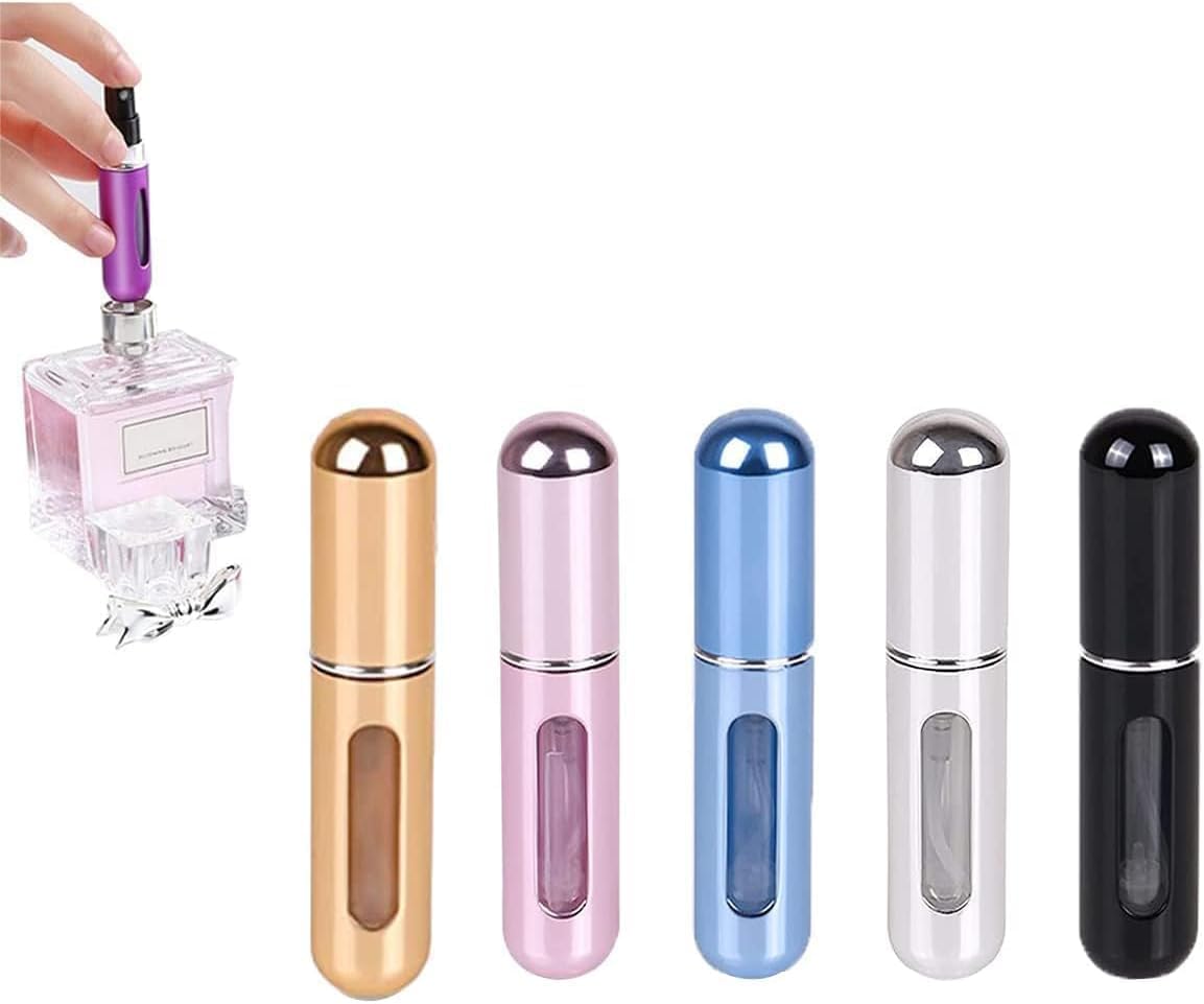 Parfüm sprey şişesi - 5ml Kapasiteli Yeniden Doldurulabilir Şişe, Kompakt ve Taşınabilir Tasarım, Seyahat ve Günlük Kullanım İçin İdeal, Çok Amaçlı Koku Pompası ile Pratik Çözüm
