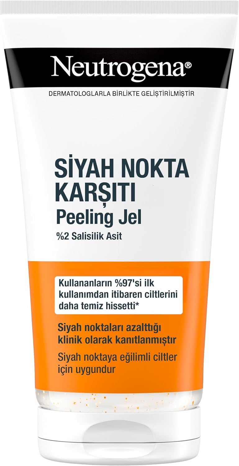 Sivilce Karşıtı Peeling Yüz Temizleme Jeli Salisilik Asitli Akneye Eğilimli Ciltler İçin Arındırıcı 150 ml