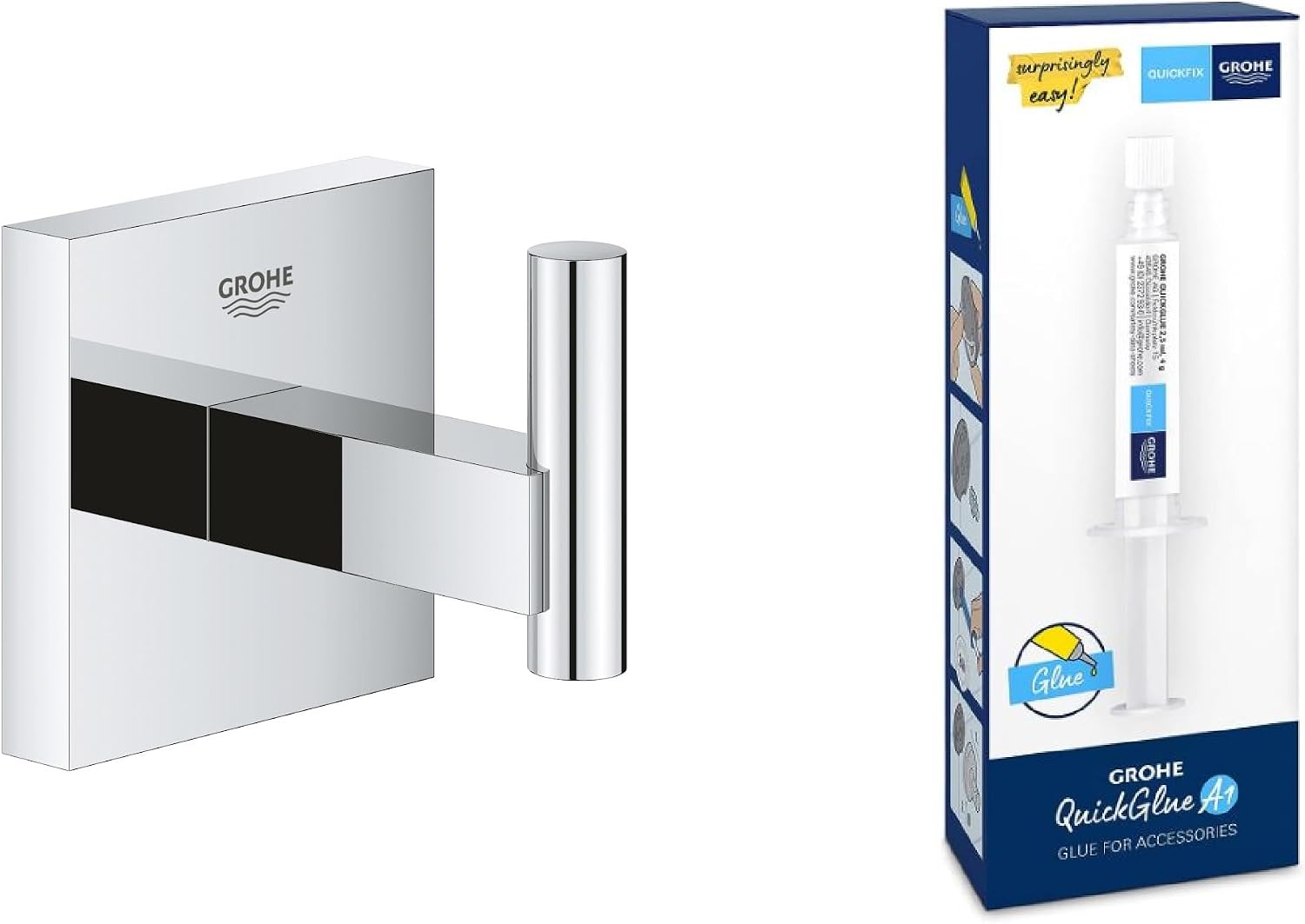 Start Cube QuickFix Bornoz Askısı + QuickGlue A1 Yapıştırıcı Seti