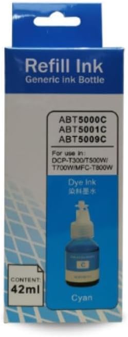 Brother UYUMLU BT-5000C /DCP-T300 DCP-T500W DCP-T700W MFC-T800W / MFC-910 Mavi Muadil Mürekkep