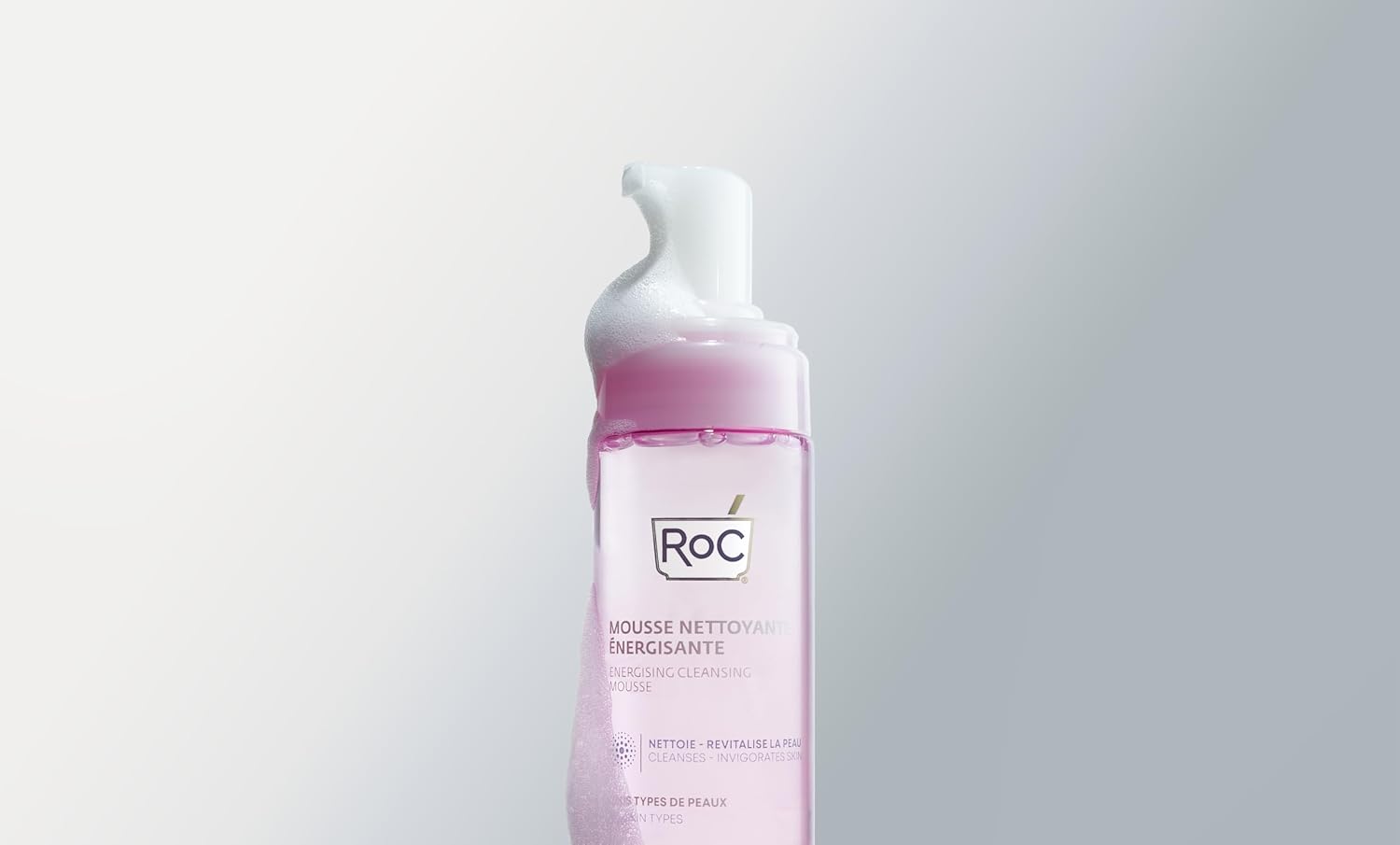 RoC Energising Cleansing Mousse - Enerji Veren Yüz Temizleme Köpüğü, 150 Ml