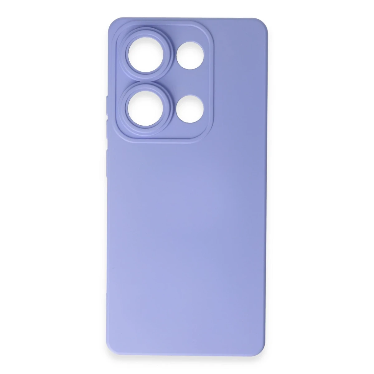 Xiaomi Redmi Note 13 Pro 4G Kılıf Nano içi Kadife Silikon - Lila