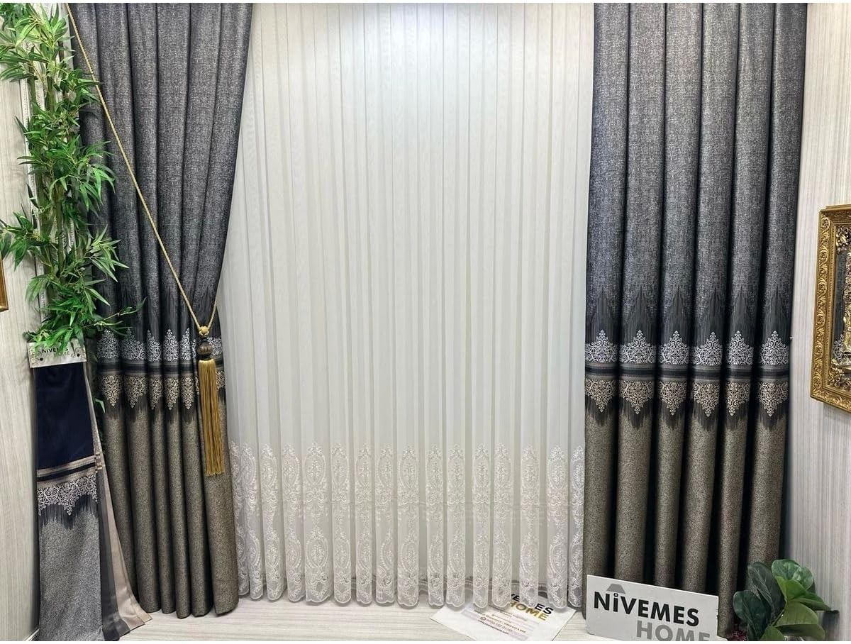 Titus Fj632145 V-913 Siyah 1/3 Sık Pileli Fon Perde Apm