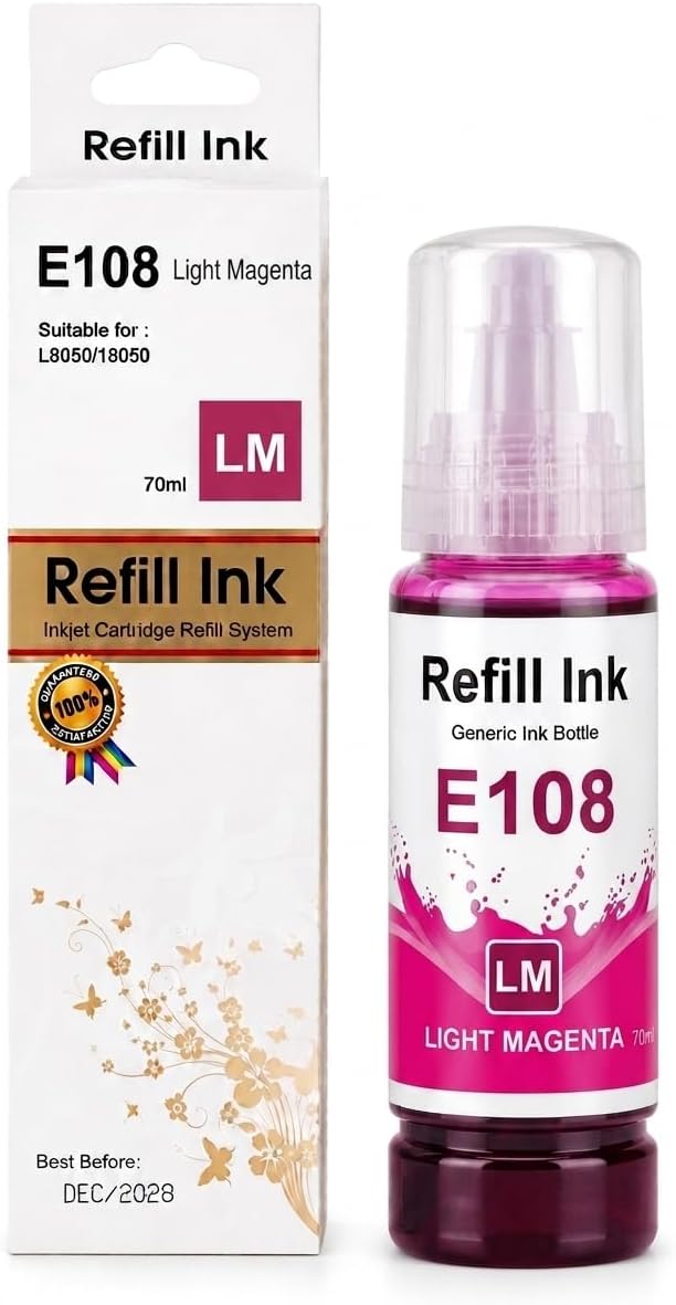 Epsön 108 Muadil Mürekkep (L8050/L8100/L18050) (LM)
