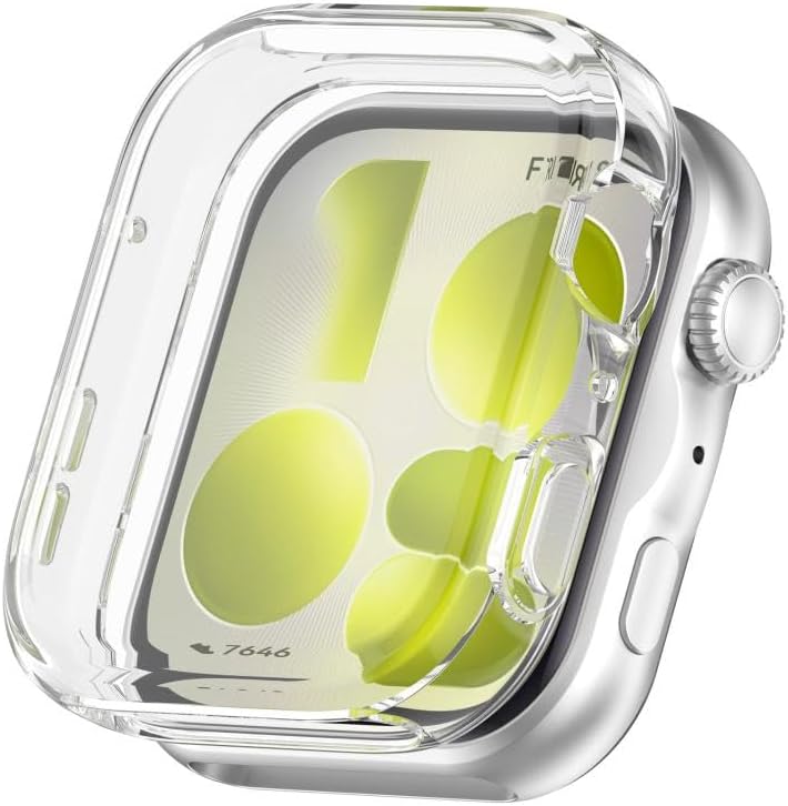 [Soft-Case] Huawei Watch Fit 5 için 360° Kasa Koruyucu Yumuşak TPU Kılıf Dokunma ve Netliği Etkilemeyen Fit 5 Koruyucu Darbelere Karşı Huawei Watch Fit 5 Ekran Koruyuculu Kılıf (Şeffaf)